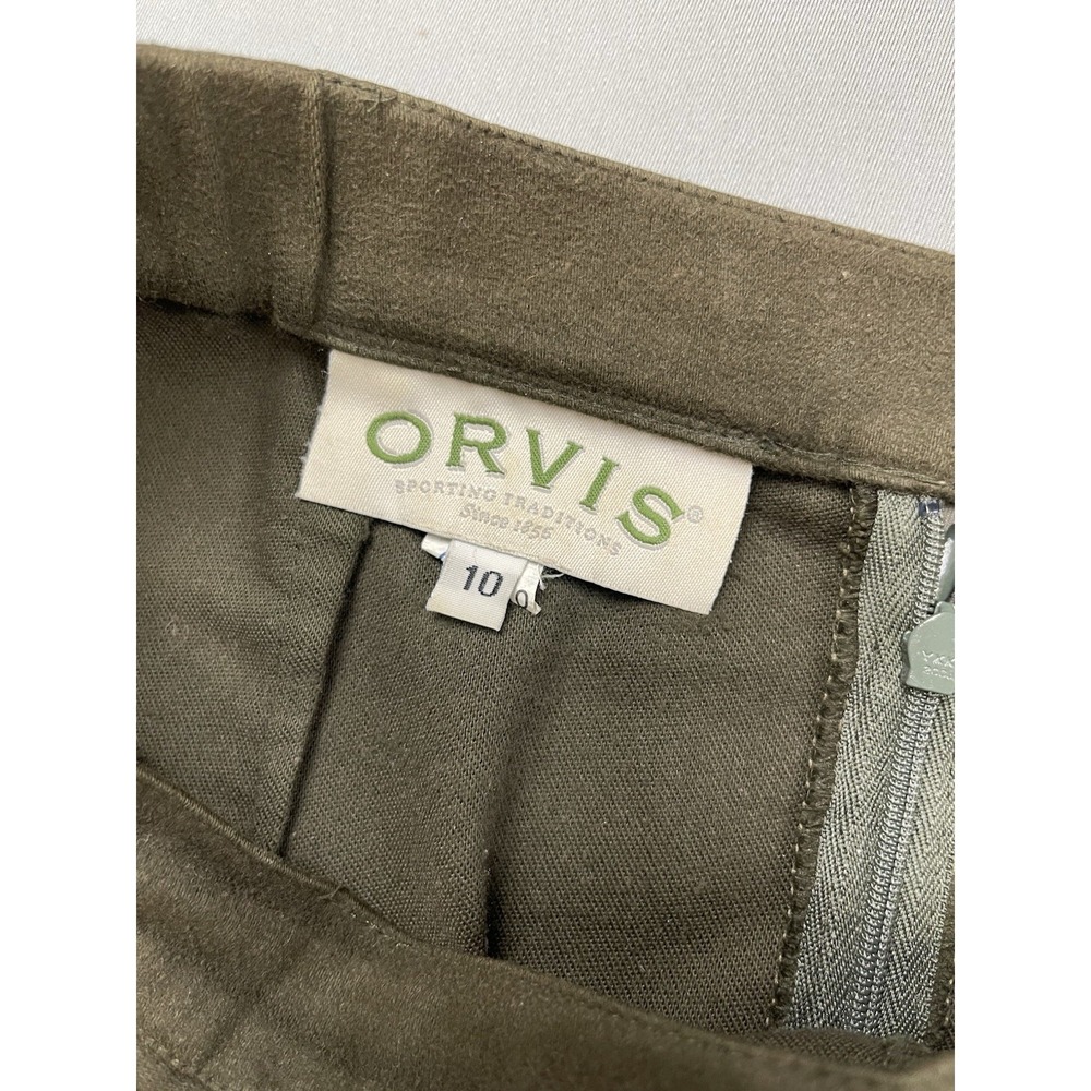 Orvis Womens Skirt 10 Olive Green Maxi Country Timeless Elegant Luxury Old Money - Picture 4 of 7